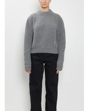 Cecilie Bahnsen Bega Wool Pullover Jumper - Grey