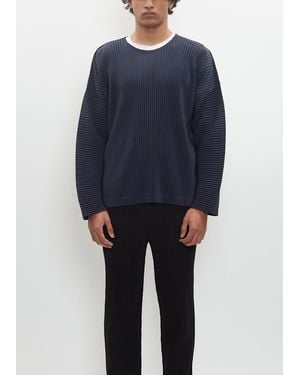 Homme Plissé Issey Miyake Mc January Ls Shirt - Blue