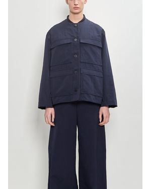 Ter Et Bantine Linen Blend Work Jacket - Blue