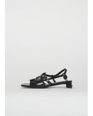 Cecilie Bahnsen Barna Heeled Sandal - White