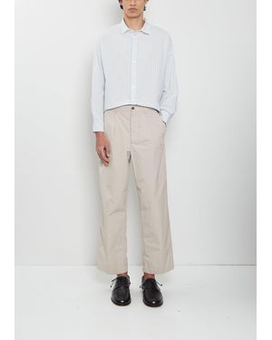 Bergfabel Men Farmer Cotton Trousers - White