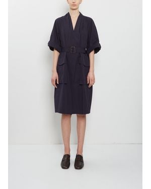 Dries Van Noten Debrasa Cotton Dress - Blue