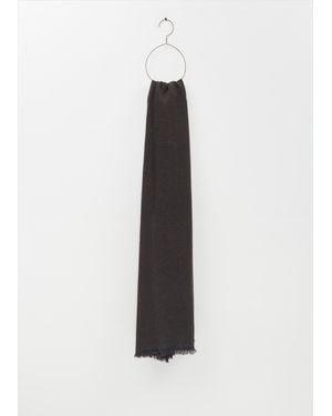 Denis Colomb Hokkaido Melange Cashmere Stole - White