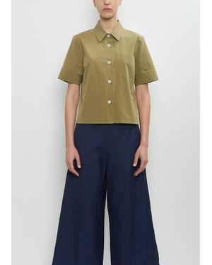 Margaret Howell Cotton Cuff Small Shirt - Blue