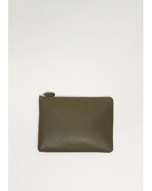 Lemaire Leather Document Holder - Green