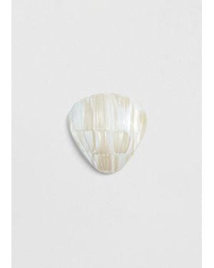 Sophie Buhai Fan Shell Clip - White