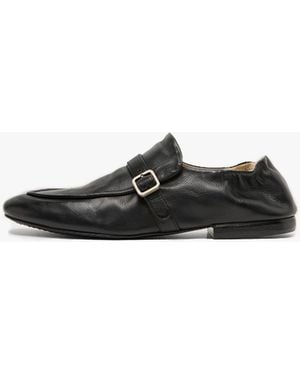 Marsèll Mandolo Buckled Leather Loafer - White