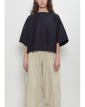 Toogood The Cook Cotton Silk Top - Blue
