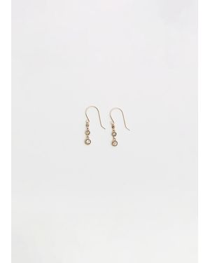 Noguchi Bijoux Bijoux Tsubu Pendant Earrings - White
