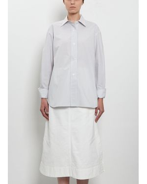 Margaret Howell Turn-up Cuff Cotton Shirt - White