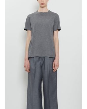 Sofie D'Hoore Tag Fine Cotton Jersey T-shirt - Grey
