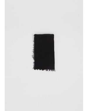 Frenckenberger Woven Cashmere Bandana - Black