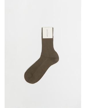 Maria La Rosa Cotton Bio Socks - White