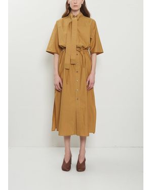 Lemaire Reversible Cotton Silk Tube Dress - Natural
