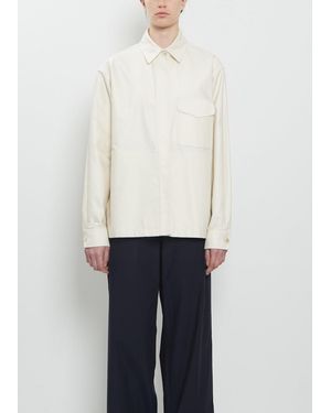 Dusan Cotton Shirt Jacket - White