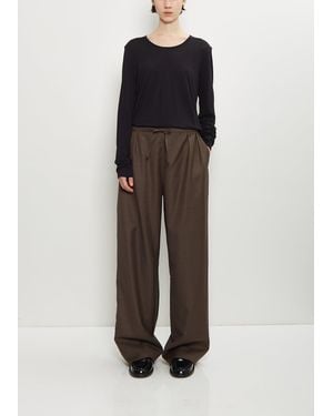 Loulou de Saison Cove Wool Wide Pants - Multicolor