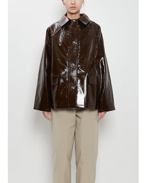 Kassl Original Hip Lacquer Wool Coat - Multicolour