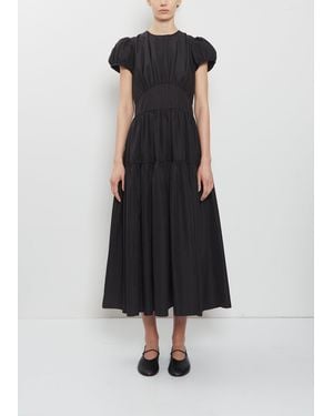 Cecilie Bahnsen Cilia Recycled Faille Dress - Black