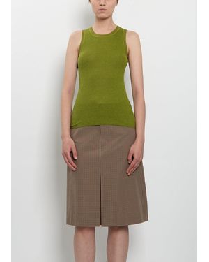 6397 Heirloom Knit Tank - Green