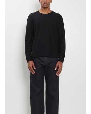 The Row Men Eliaf Cashmere Top - Black