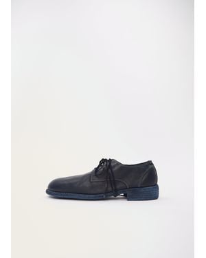 Guidi Classic Leather Derby - White