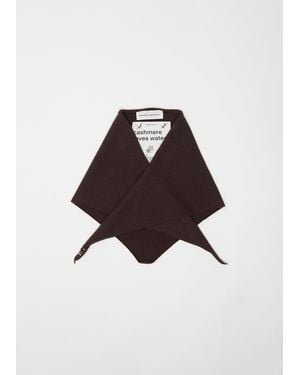 Extreme Cashmere N°35 Bandana Stretch Cashmere Scarf - Brown