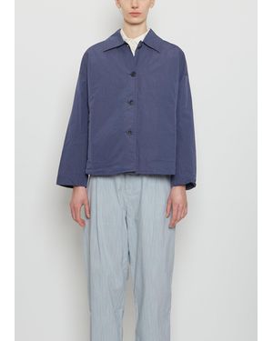 Casey Casey Juliette Cotton Blend Jacket - Blue