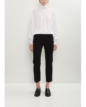 High Sport Stretch Cotton Geo Louis Pant - White