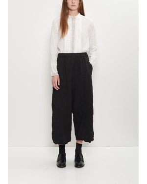 Pas De Calais Sarouel Stretch Trousers - White