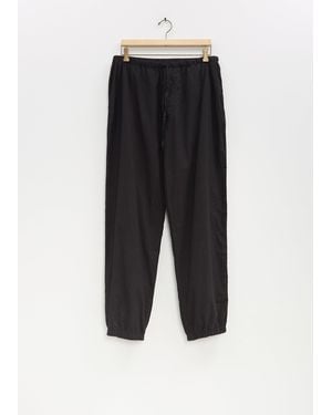 Comoli Men Khadi Cotton Drawstring Trousers - Black