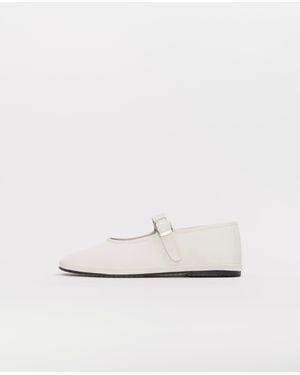 DROGHERIA CRIVELLINI Exclusive Mary Jane Pasj Moire Tailormade - White