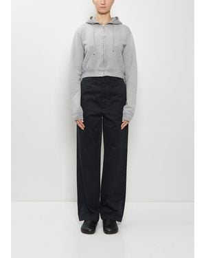 AURALEE Dyed Cotton Chino Trousers - White