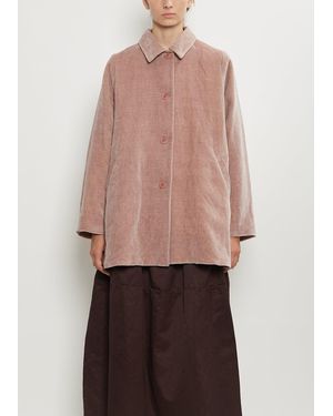 Casey Casey Soleil Cotton Linen Velvet Jacket - Pink