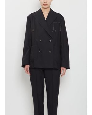 Setchu Origami Wool Blend Rubelia Jacket - Black