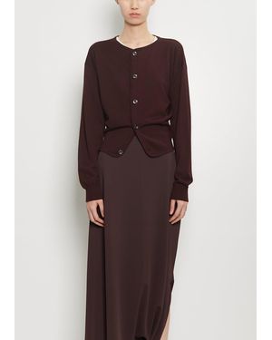 Lemaire Wool Fitted Cardigan - Blue