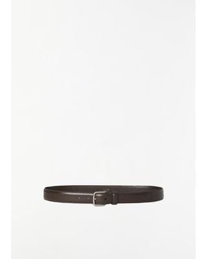 The Row Men Classic Belt - White