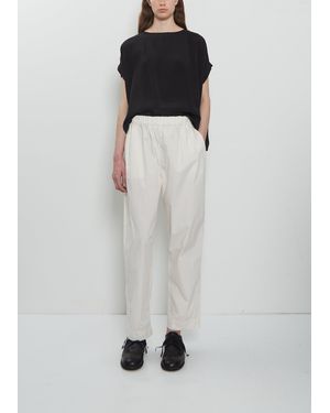 Casey Casey Simple Pant - White
