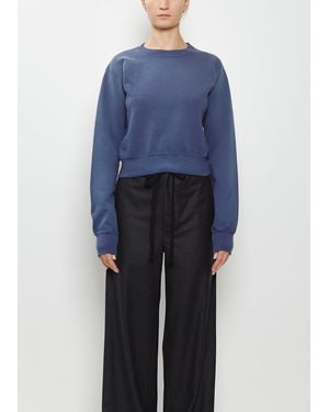 AURALEE Dyed Pima Cotton Sweatshirt - Blue