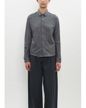 Stephan Schneider Brushed Cotton Fiesta Fitted Shirt - Grey