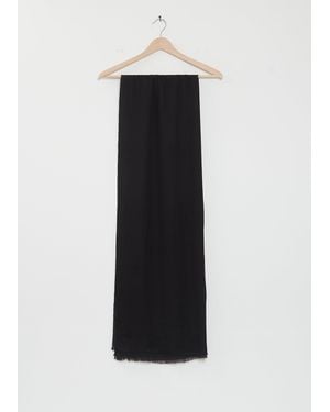 Denis Colomb Summer Kiri Cashmere Stole - Black