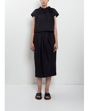 Simone Rocha Pleated Waist Pencil Skirt - Black