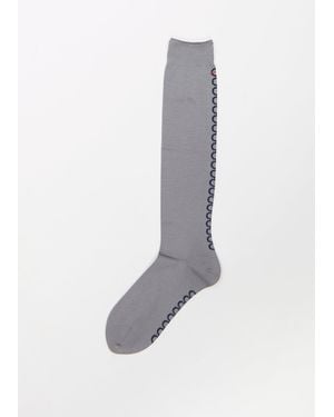Minä Perhonen Tambourine Tall Socks - White