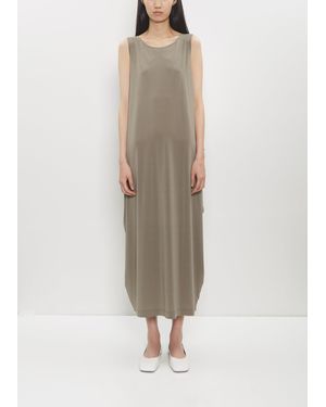 Issey Miyake Drape Jersey-56 Dress - Natural