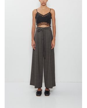 Simone Rocha Cropped Wide Leg Slash Pants - Multicolour