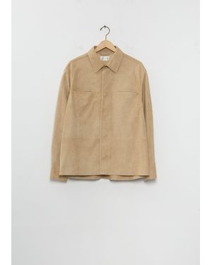 The Row Men Notila Suede Shirt - Natural