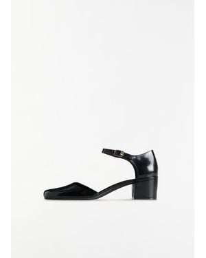 The Row Penelope Ankle Strap Heel - White