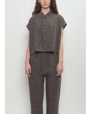 Toogood The Chandler Linen Shirt - Grey