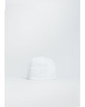 Scha Double Edge Cotton Zz Beanie - White