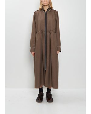 Camiel Fortgens Track Wool Dress - Brown