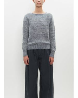 Stephan Schneider Cotton-mohair Blend Fjord Jumper - Grey
